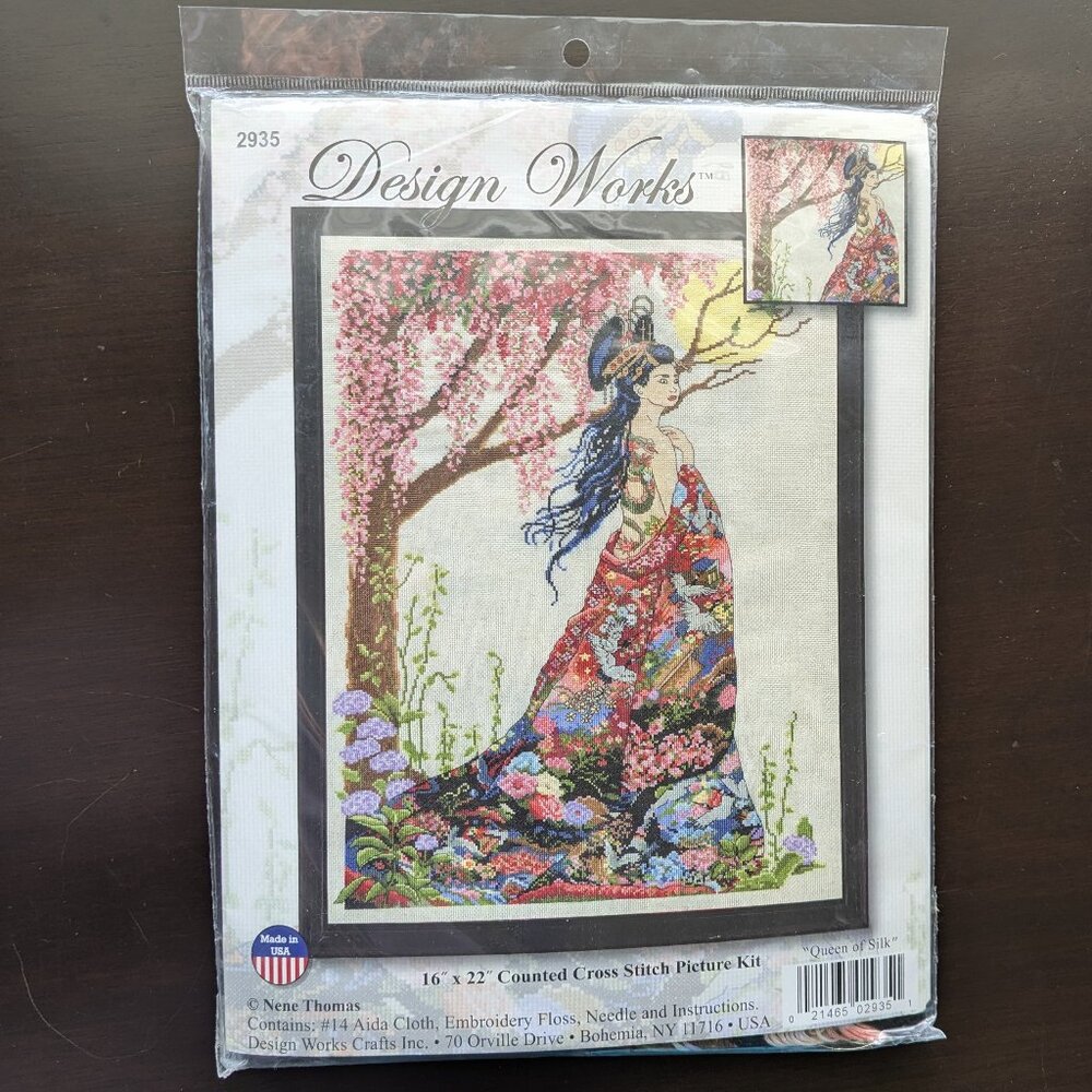 Design Works Queen of Silk Counted Cross Stitch Kit